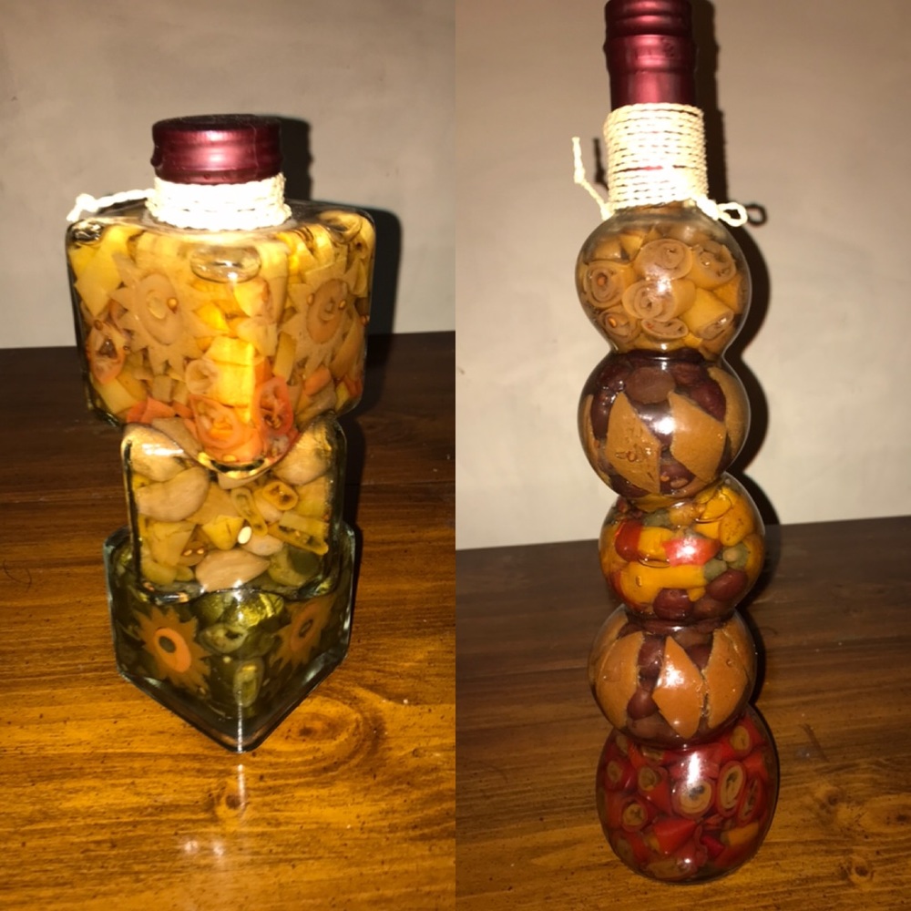 Decorative Glass Pepper Bottles